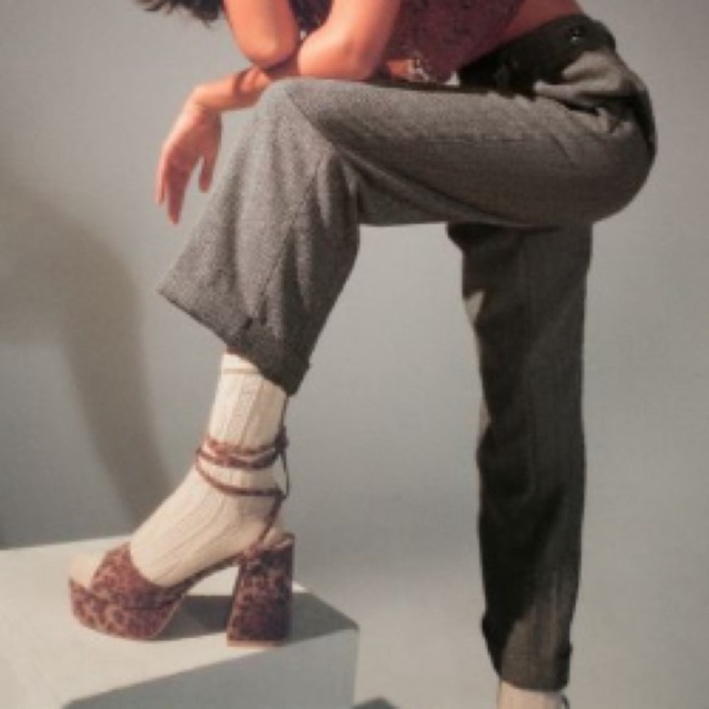 High waisted trouser pant